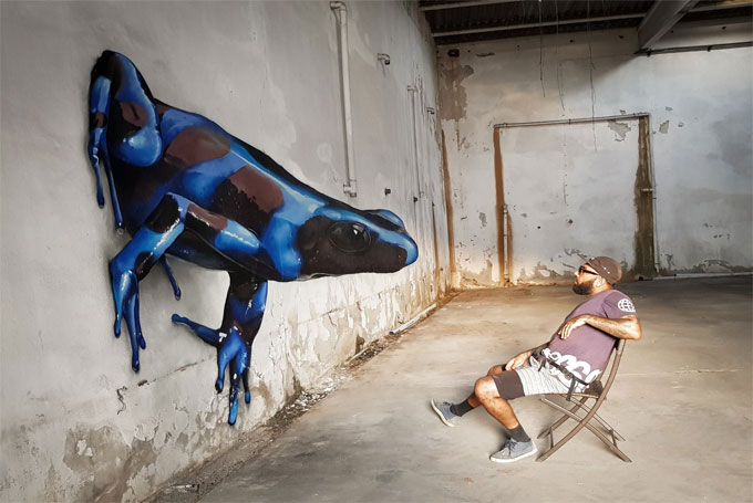 Talk with frog