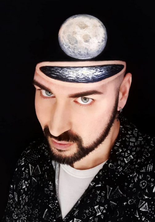 Luca Luce. El arte del make up en 3D con acento italiano
