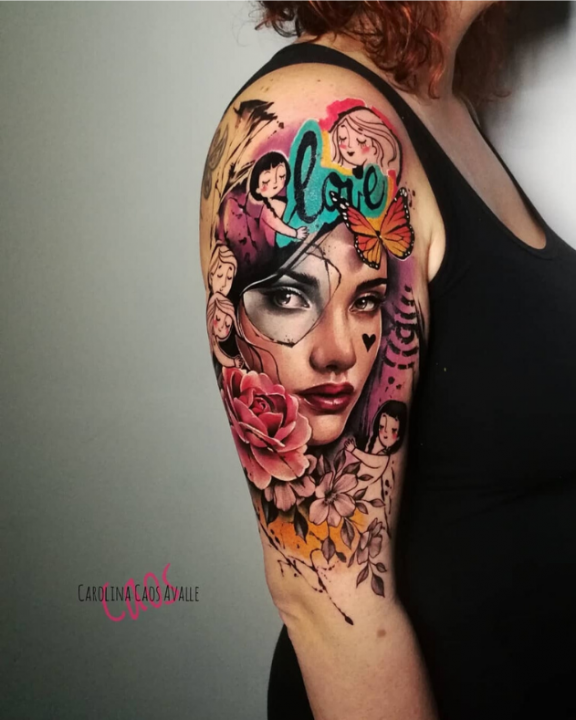 Carolina Caos Avalle. Realismo Avant- Garde en el arte del tattoo