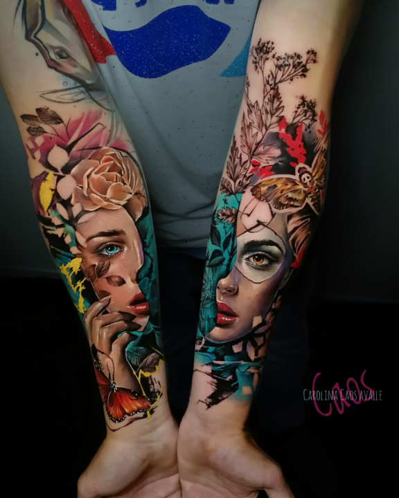 Carolina Caos Avalle. Realismo Avant- Garde en el arte del tattoo