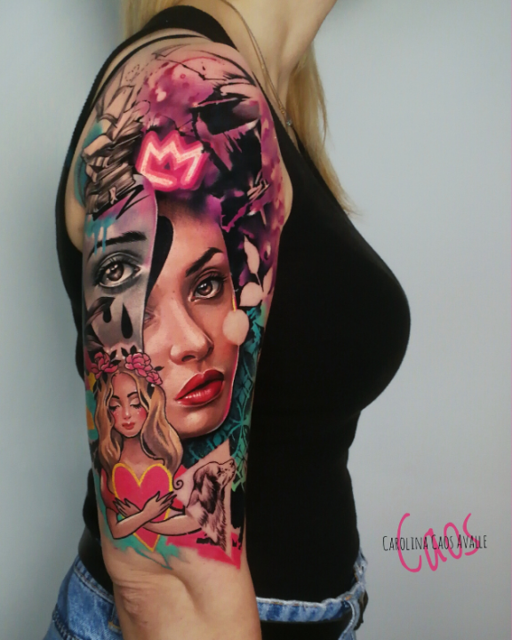 Carolina Caos Avalle. Realismo Avant- Garde en el arte del tattoo