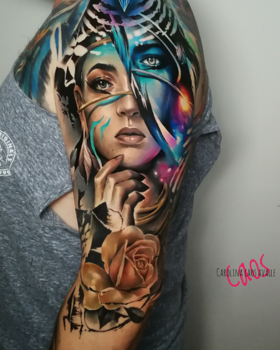Carolina Caos Avalle. Realismo Avant- Garde en el arte del tattoo